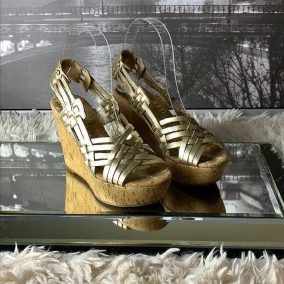 Juicy Couture Shoes - Juicy Couture Cork Wedge Sandal